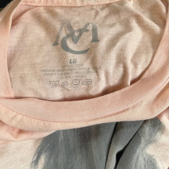 Mariah Carey Graphic Tee Pink Size L Made in USA Pop Icon Music Shirt - Picture 5 of 6
